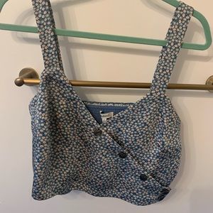 Crop top & skirt matching set